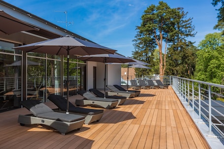 Rooftop terrace. Rixwell Collection Seaside Hotel Jurmala