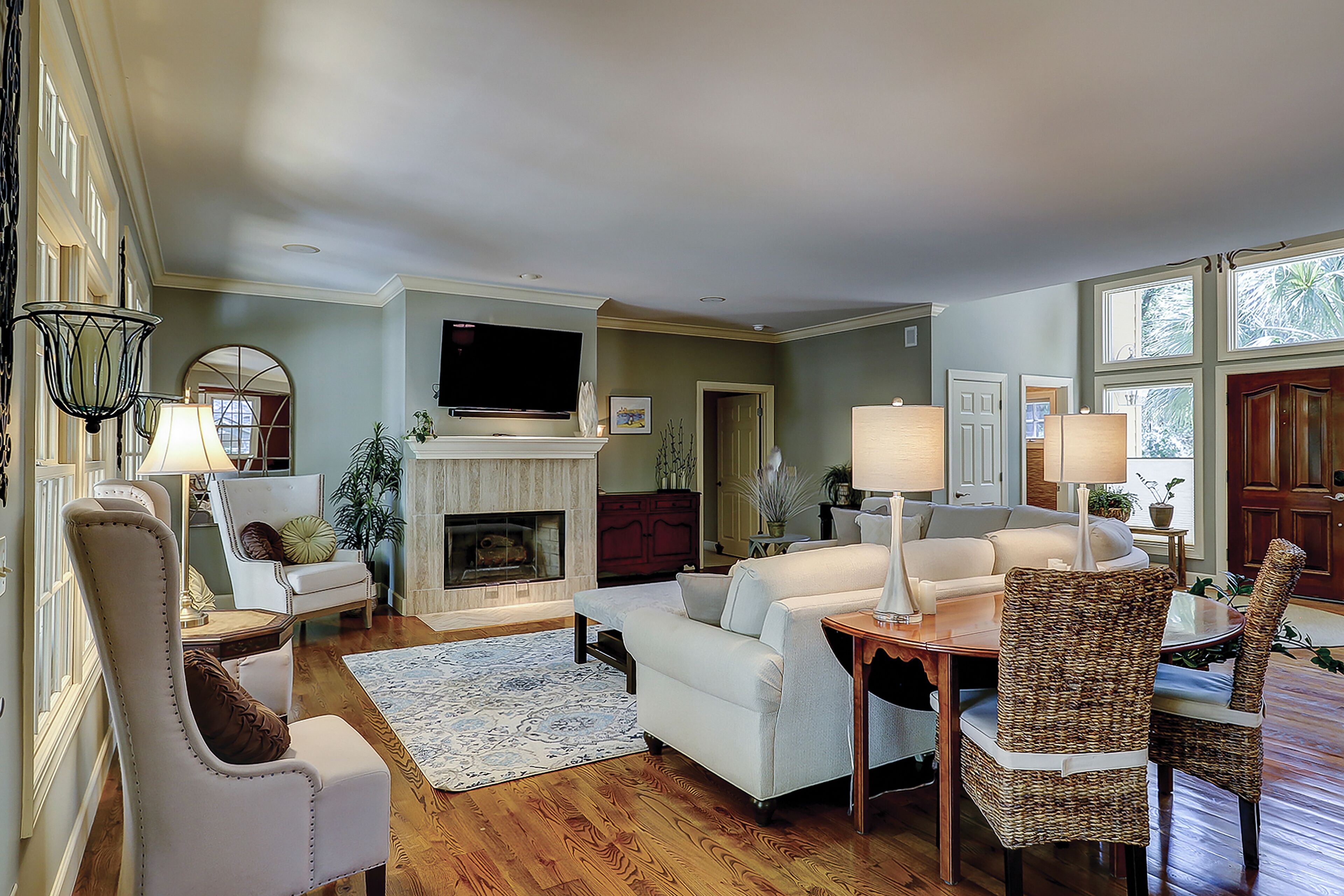 Custom-built home near the beach with private pool, decks, grill & enclosed yard