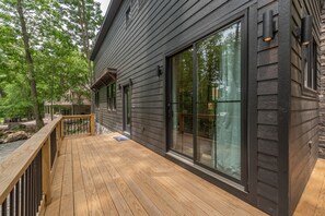 Exterior detail - Stylish Cabin w/ Hot Tub, Fire Pit & Forest Views (Swanton)