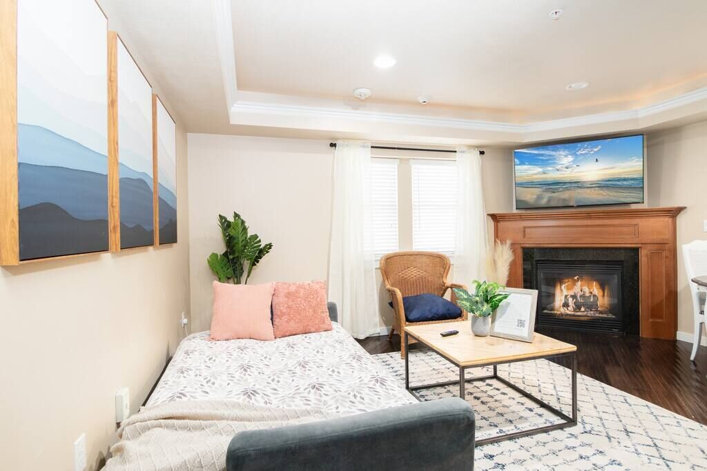 1 habitación, tabla de planchar con plancha, wifi y ropa de cama 