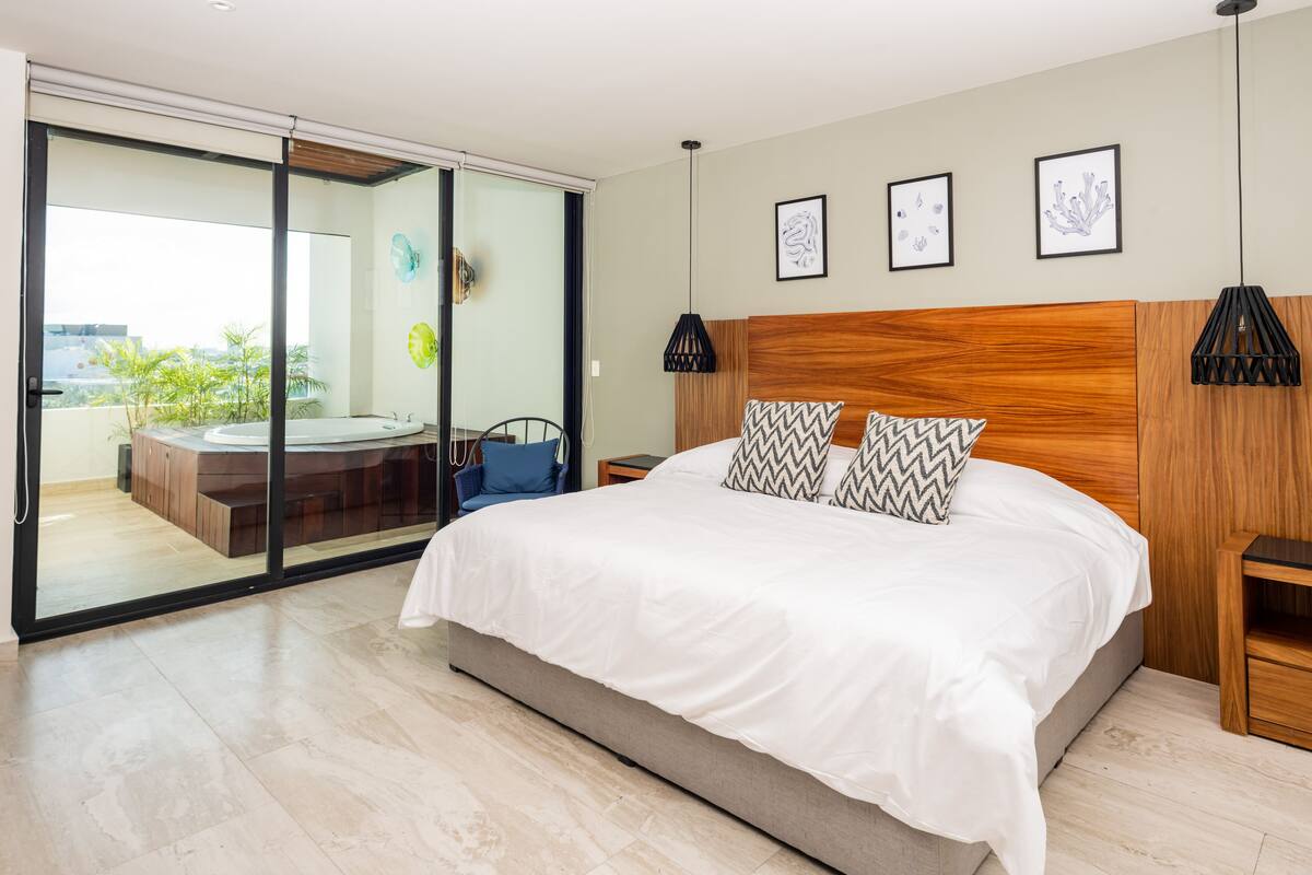 Premium Apartment Apto - 4D - PH | 고급 침구, 오리/거위털 이불, 무료 WiFi, 각각 다른 스타일의 인테리어