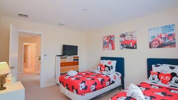 5 bedrooms, iron/ironing board, travel cot, free WiFi