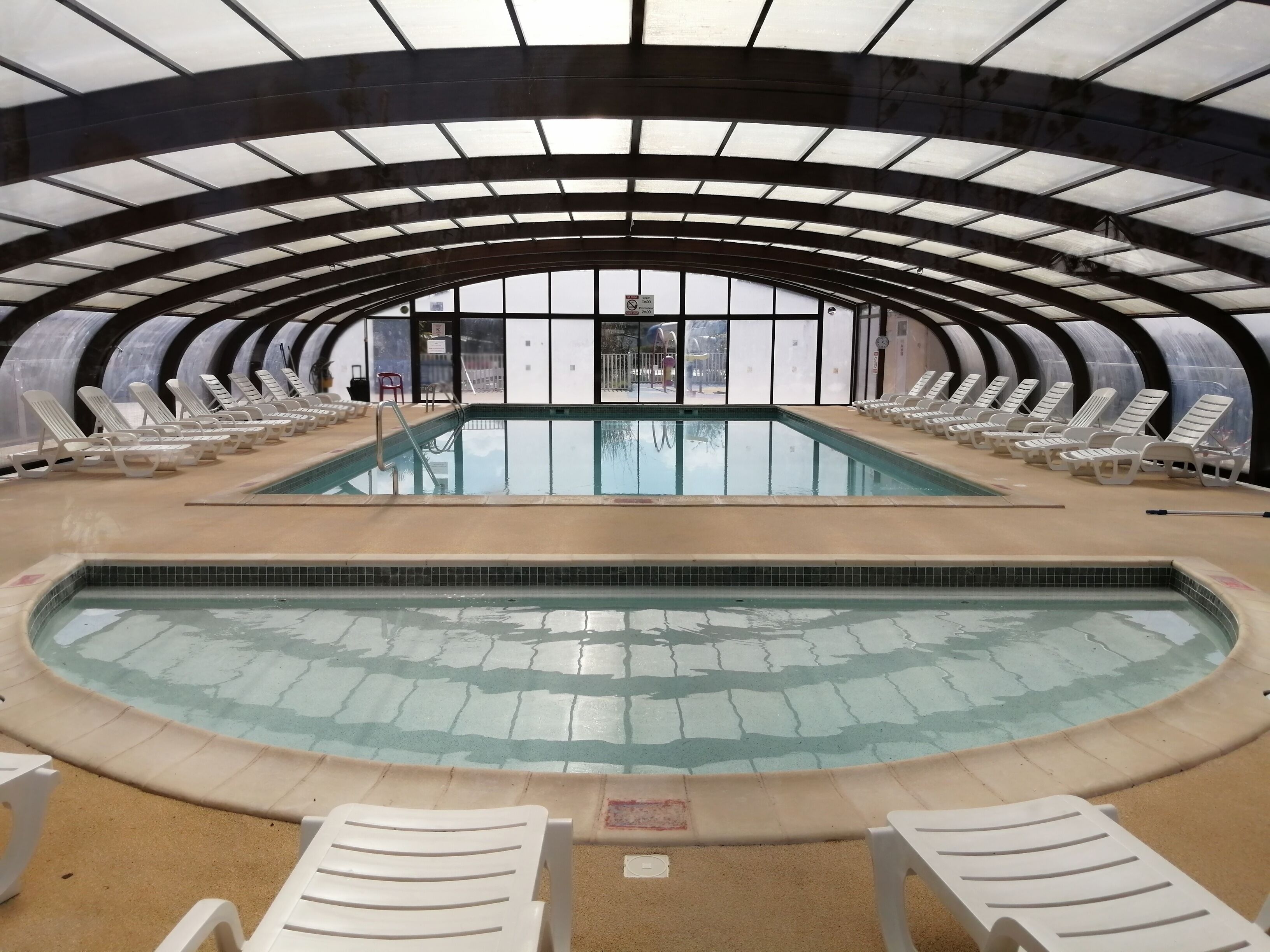 Indoor pool, outdoor pool