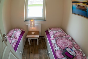 2 bedrooms, in-room safe, travel crib, free WiFi