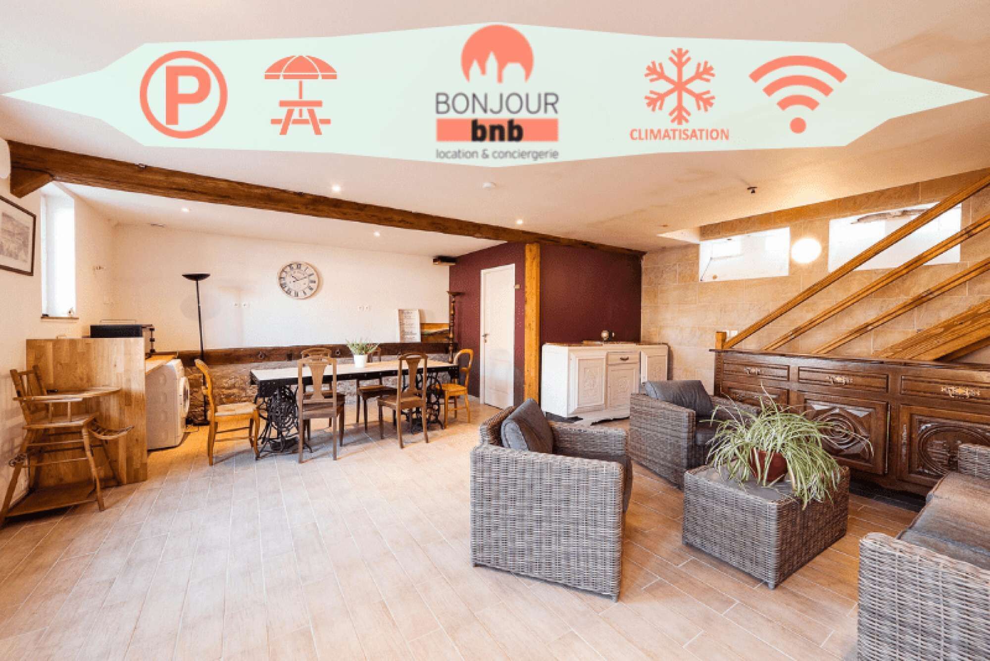 2 Appartements + grand jardin + stationnement