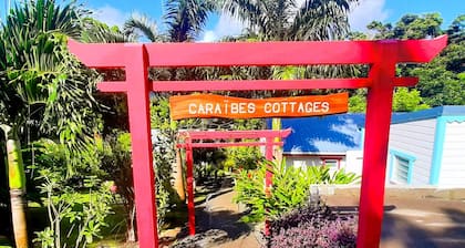 Cottage Grenat avec piscine privée à 900m de la plage de Grande Anse