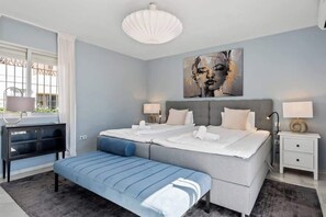 2 soverom, strykejern/-brett, wi-fi (inkludert) og sengetøy