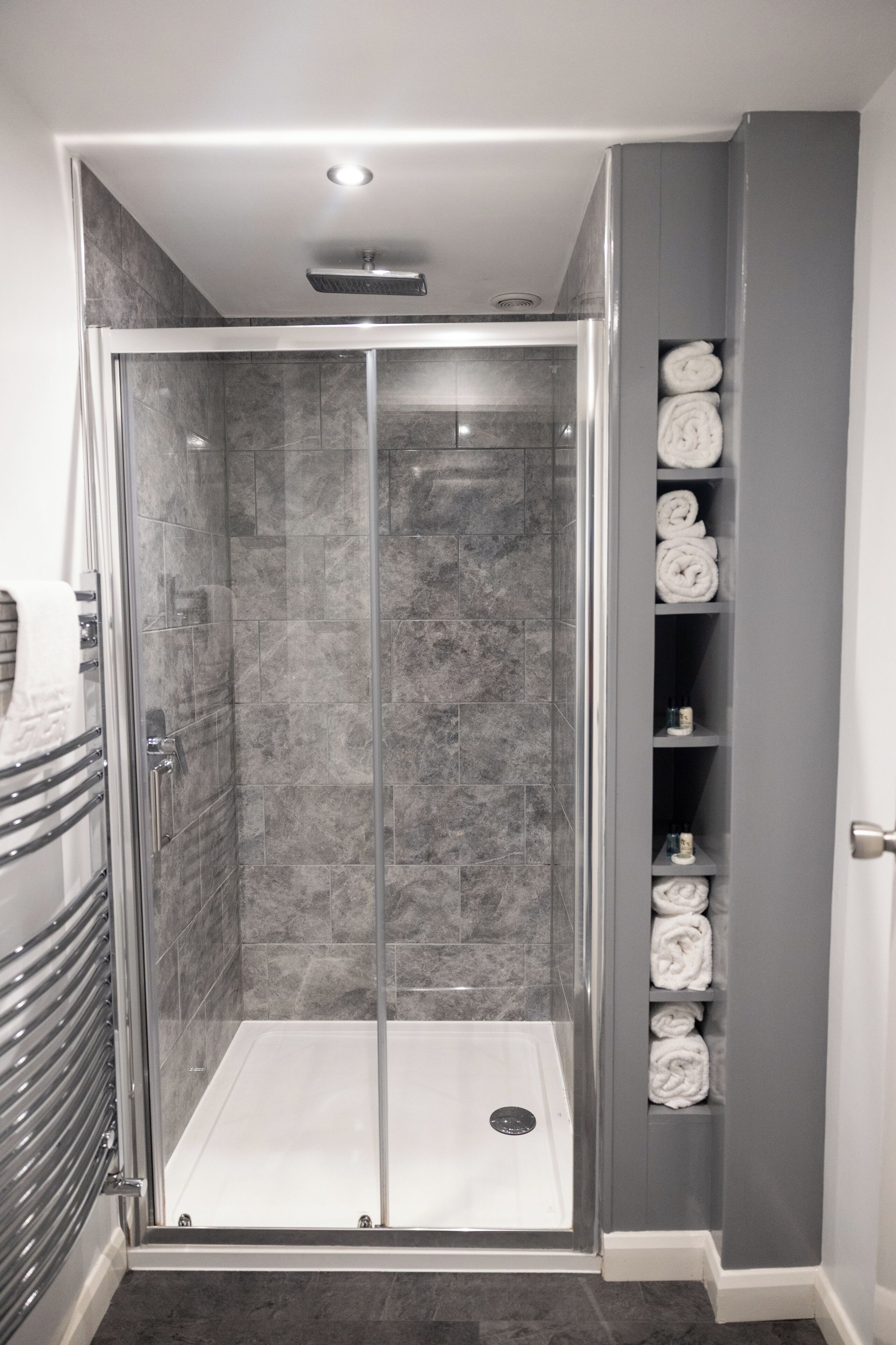 Free toiletries, hair dryer, towels