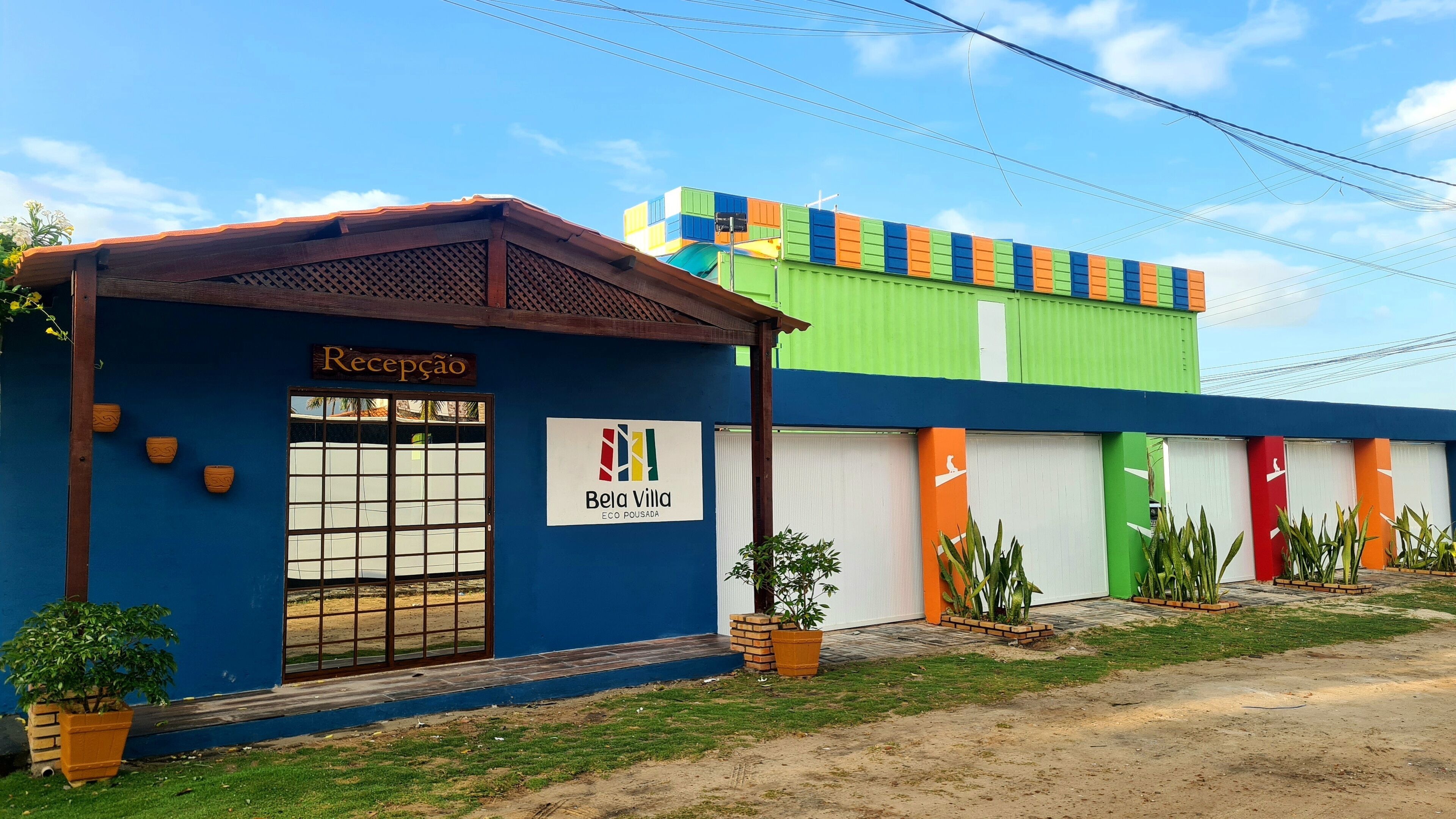 Fachada da propriedade