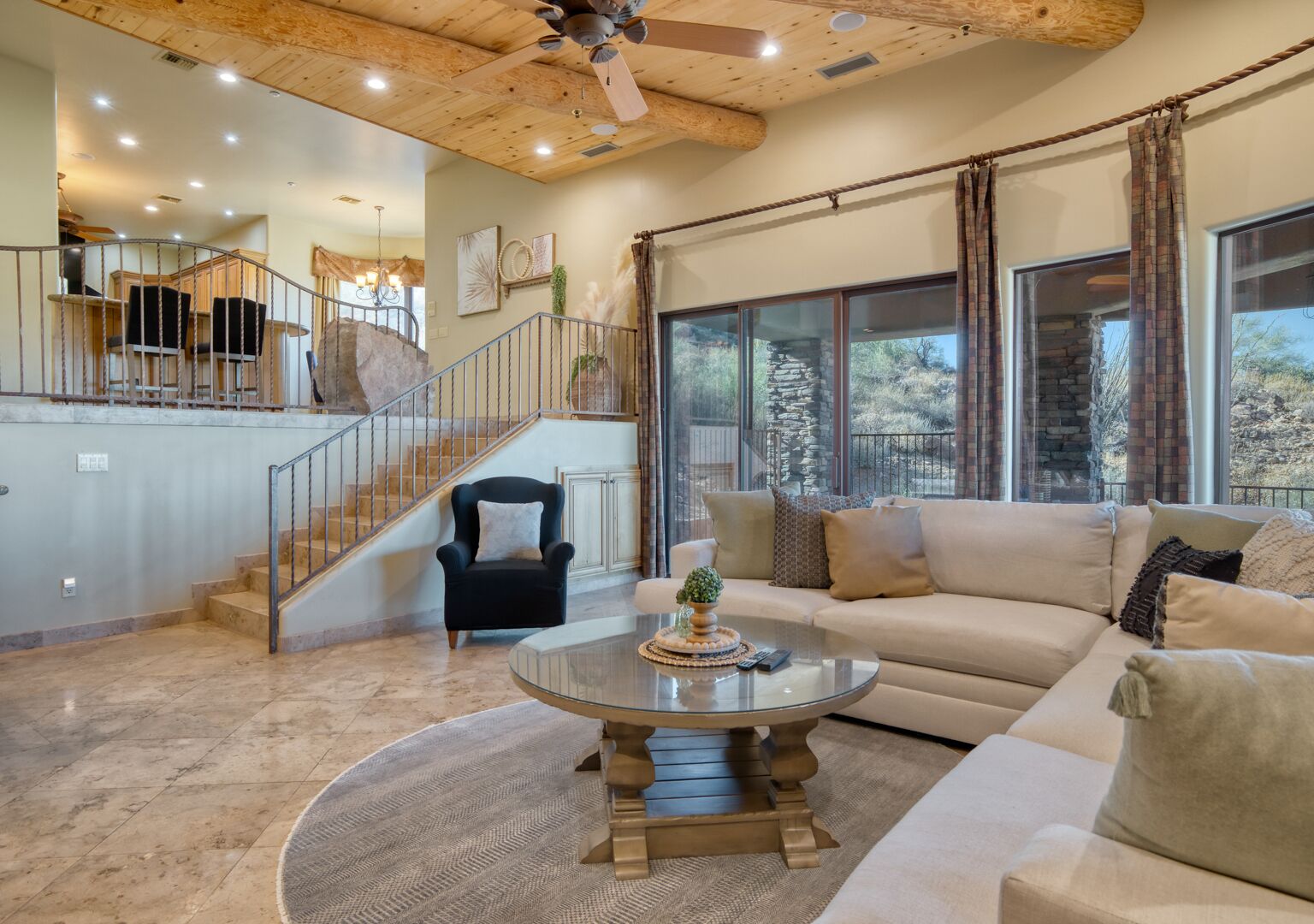 NEW! Private estate, minutes to Scottsdale! Endless views with 2 Primary Suites!