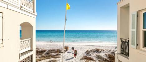 Sun loungers, beach towels