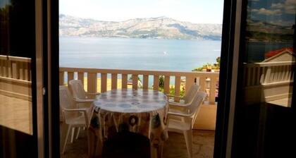 Apartamento en Postira con Seaview, Terraza, Acondicionador, WIFI (5124-1)