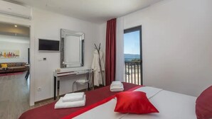 1 bedroom, in-room safe, free WiFi, bed sheets - Apartment in Bol with Seaview, Balcony, Air condition, WIFI (5127-1) (Bol)