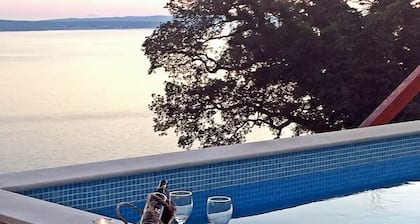 Ferienhaus in Sumpetar Jesenice mit Meerblick, Terrasse, Klimaanlage, W-LAN (5133-1)