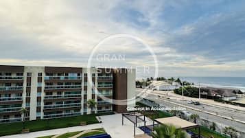 Deluxe Apartment | Pool | 3 indoor pools, open 8:00 AM to 10:00 PM, sun loungers