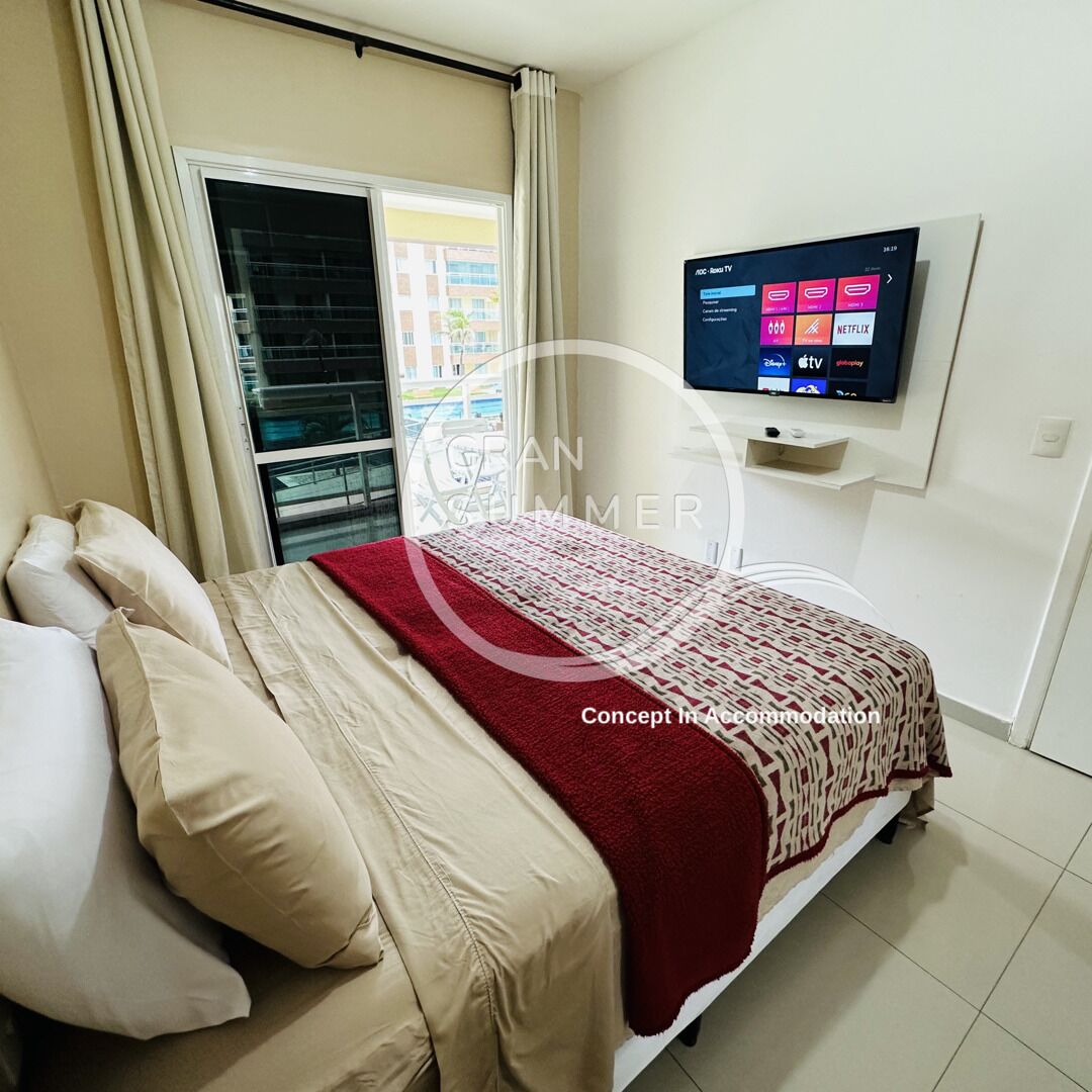 Apartemen Basic | Seprai katun Mesir, seprai premium, dan Wi-Fi gratis