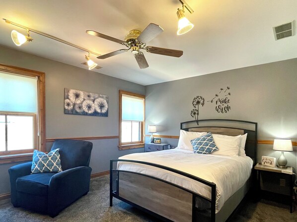 Basic Single Room | Premium bedding, individually decorated, blackout curtains