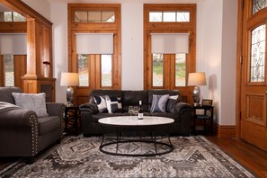 Premium bedding, individually decorated, blackout curtains