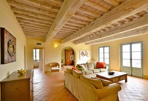 TV, fireplace, DVD player - Luxury 3 Rooms Apt. Olives in Siena Resort (Trequanda)