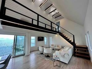 Smart TV - Black Swan Beachfront Home with Jacuzzi year round (Hampton Bays)