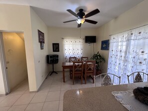 Dining - 2 BDR 3 Beds Villa w/Pool and Jacuzzi - 2 minutes from the beach! (Rio San Juan)