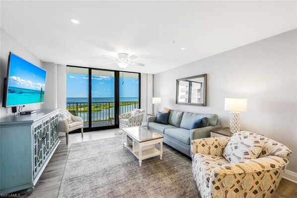 Smart TV - Sand Dollar Sunsets, a South Seas Oceanfront Condo (Marco Island)