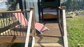 Signature Room (Converted Horse Lorry) | Balcony view