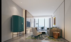 Desk, soundproofing, free WiFi, bed sheets - Holiday Inn Changchun Oriental Plaza by IHG (Changchun)