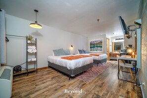 1 makuuhuone, vauvan matkasänky, ilmainen Wi-Fi, vuodevaatteet