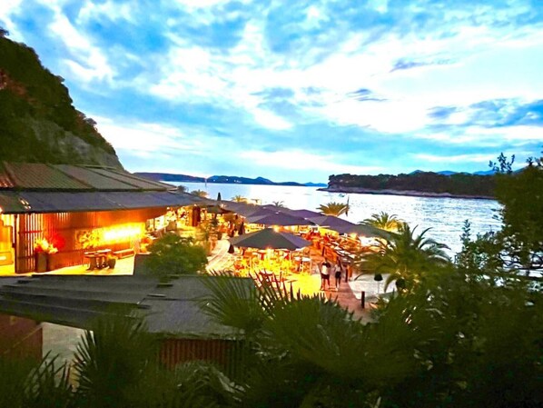 Outdoor dining - Apartments Villa Sofia - Giardino del Padre (Dubrovnik)