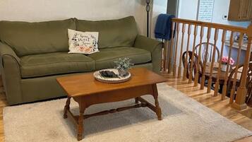 Smart TV, DVD player, books