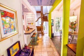 Caribbean craftsmanship and tropical views in every direction