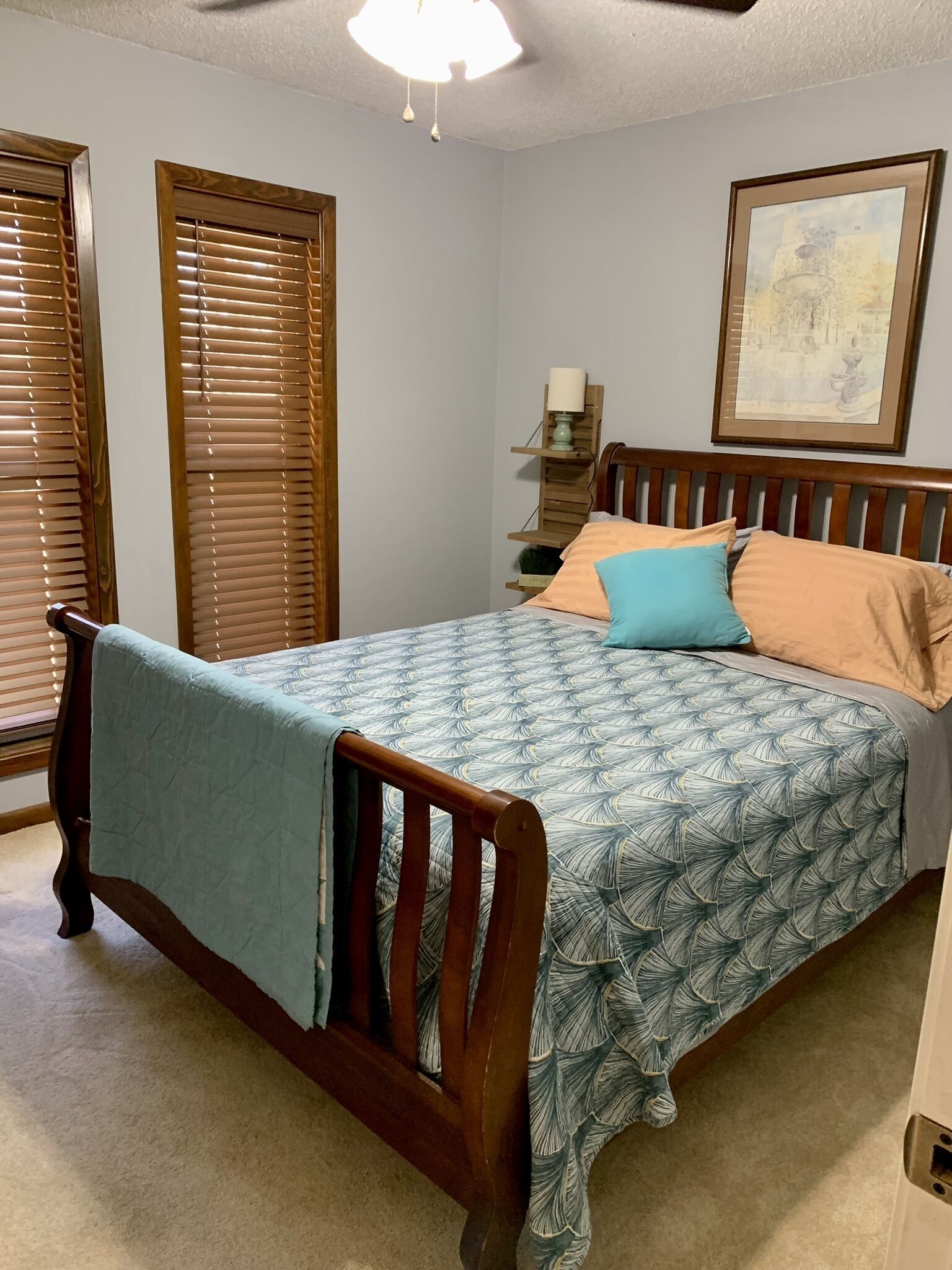 Whole house in quiet neighborhood close to lake and river.