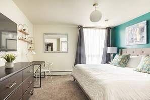 1 habitación, escritorio, tabla de planchar con plancha y wifi gratis 