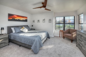 2 bedrooms, iron/ironing board, bed sheets