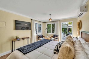 5 chambres, fer et planche à repasser