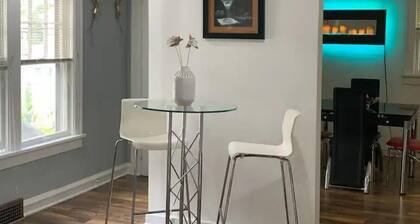 Modern and stylish upstairs one bedroom apartment.