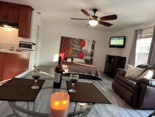 Renovated Private Studio/Suite w/Kitchenette Bathroom (Abv Grg)