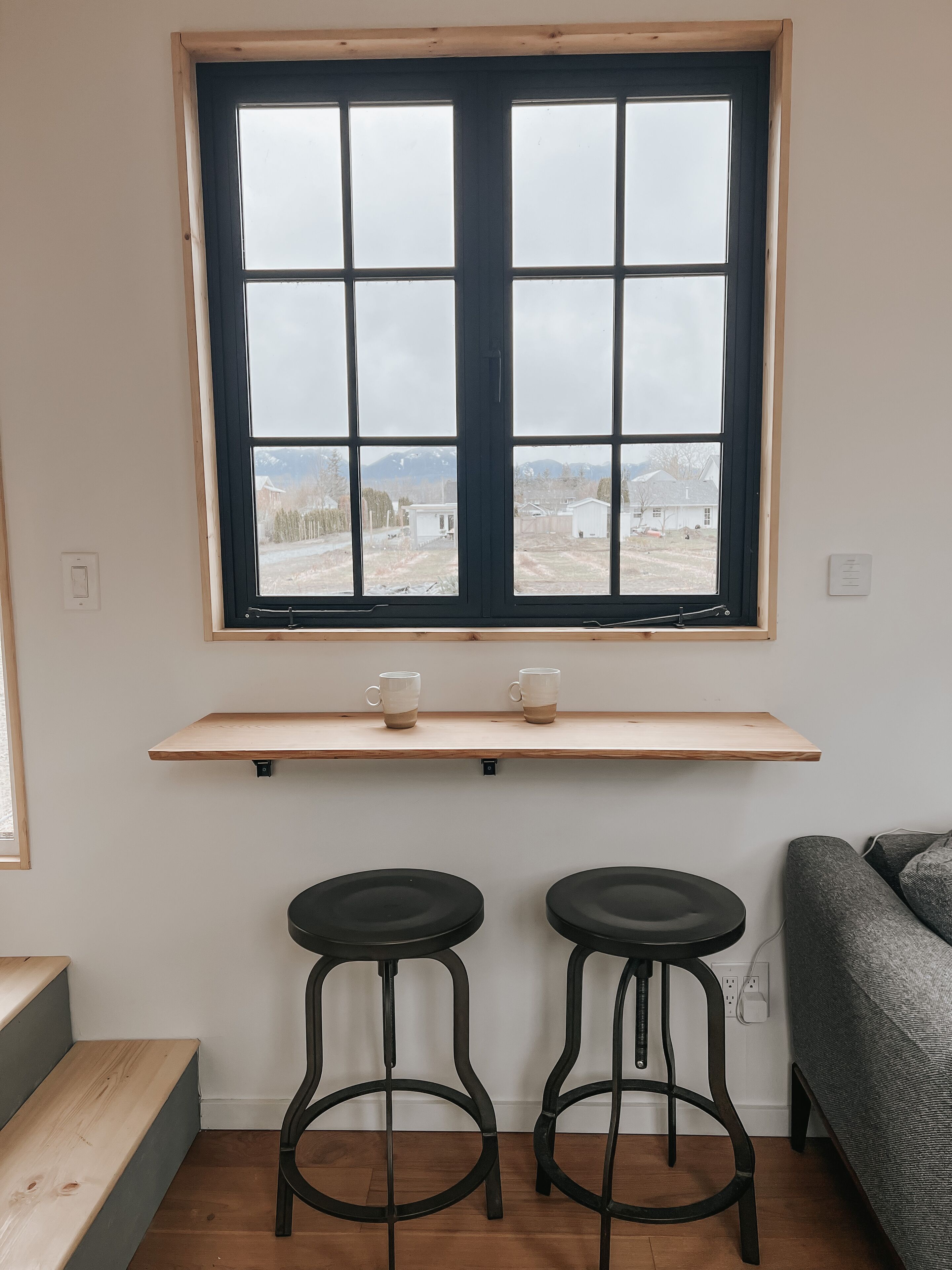 Tiny house located on a flower farm