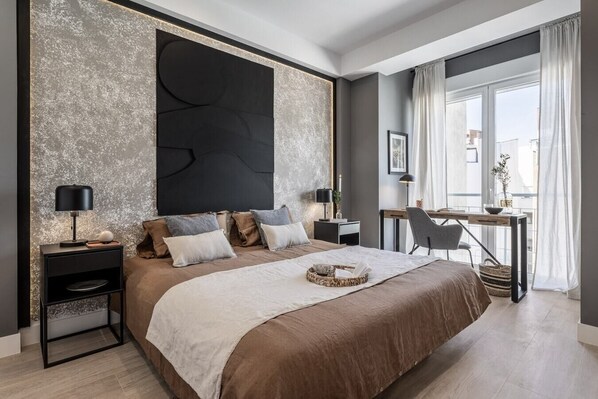 2 chambres, fer et planche à repasser, Wi-Fi, literie fournie