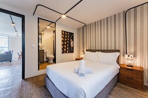 2 bedrooms, iron/ironing board, WiFi, bed sheets - VH | Fancy Apt 2 BR | Wifi + Gym and Rooftop | 282 (México D.F)