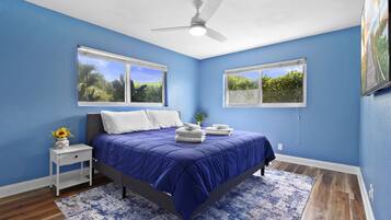 3 slaapkamers, een kluis op de kamer, reisbedje, gratis wifi