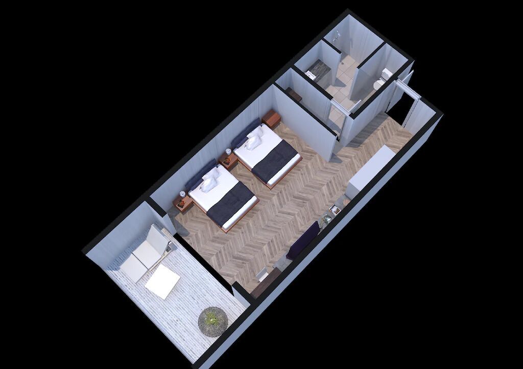 deluxe double or twin room | 1 bedroom, minibar, in-room safe, individually decorated