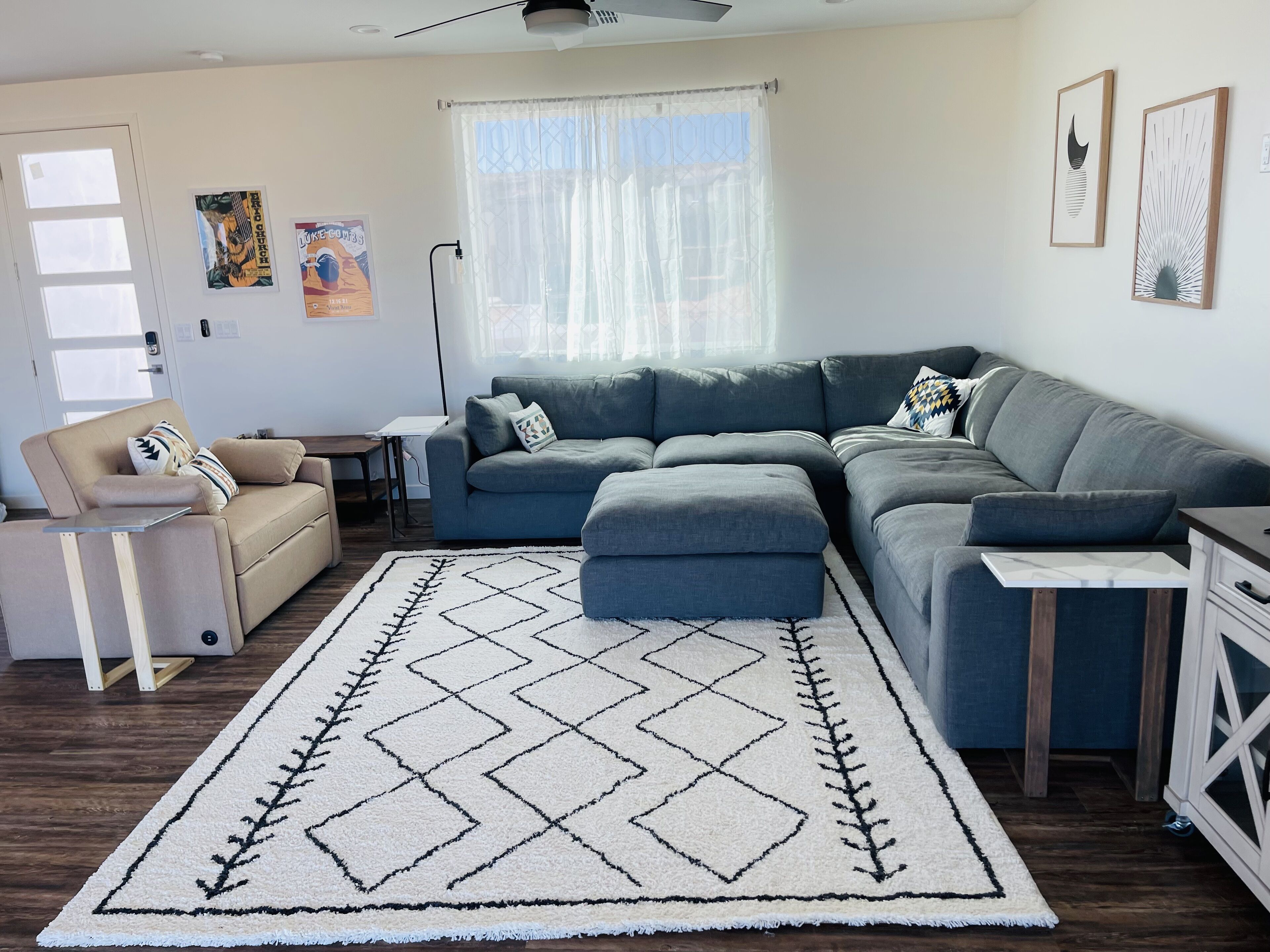 Desert Retreat with Floor-to-Ceiling Glass Slider