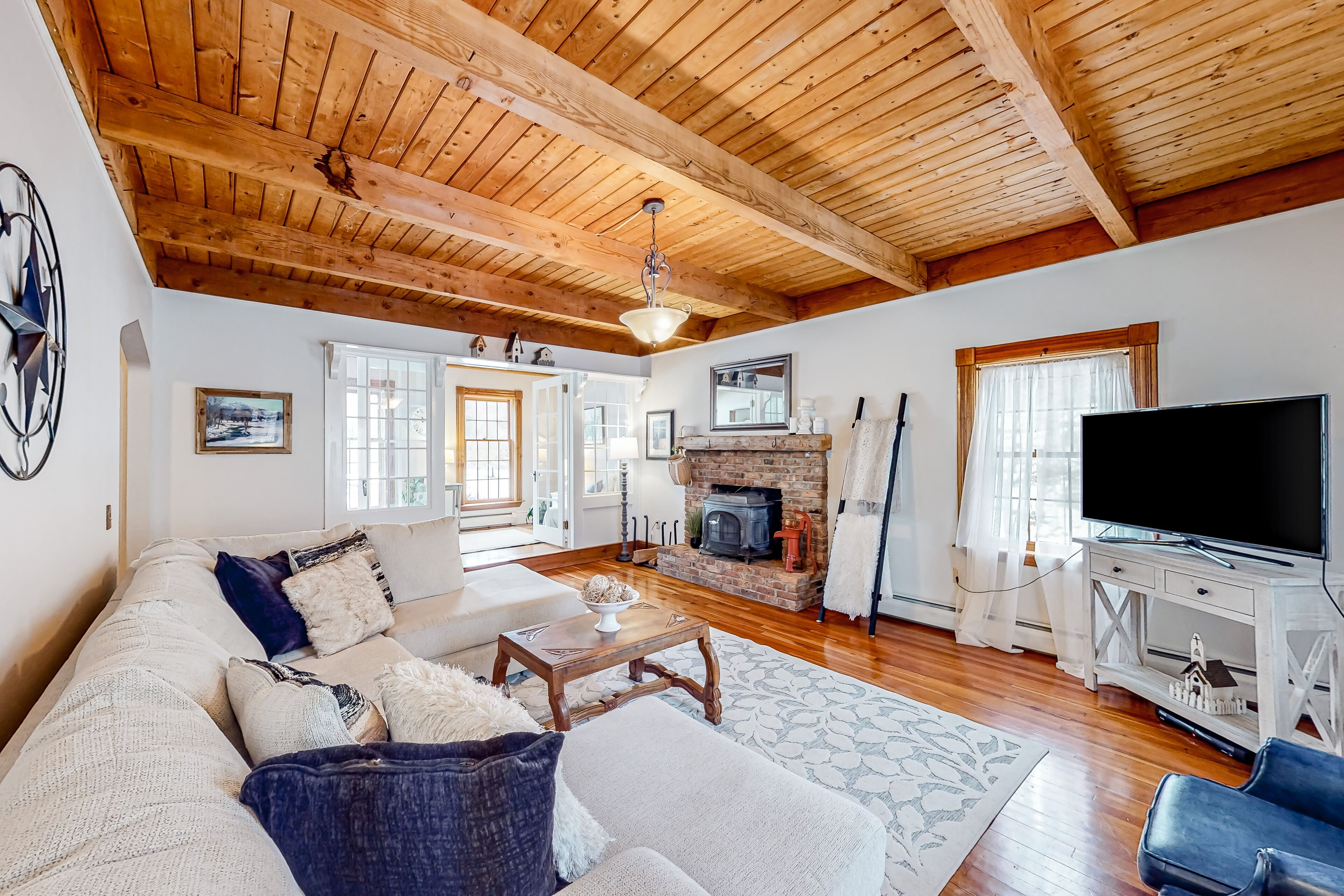 Dog-friendly home on 10 acres with hot tub & views - steps to LV Rail Trail