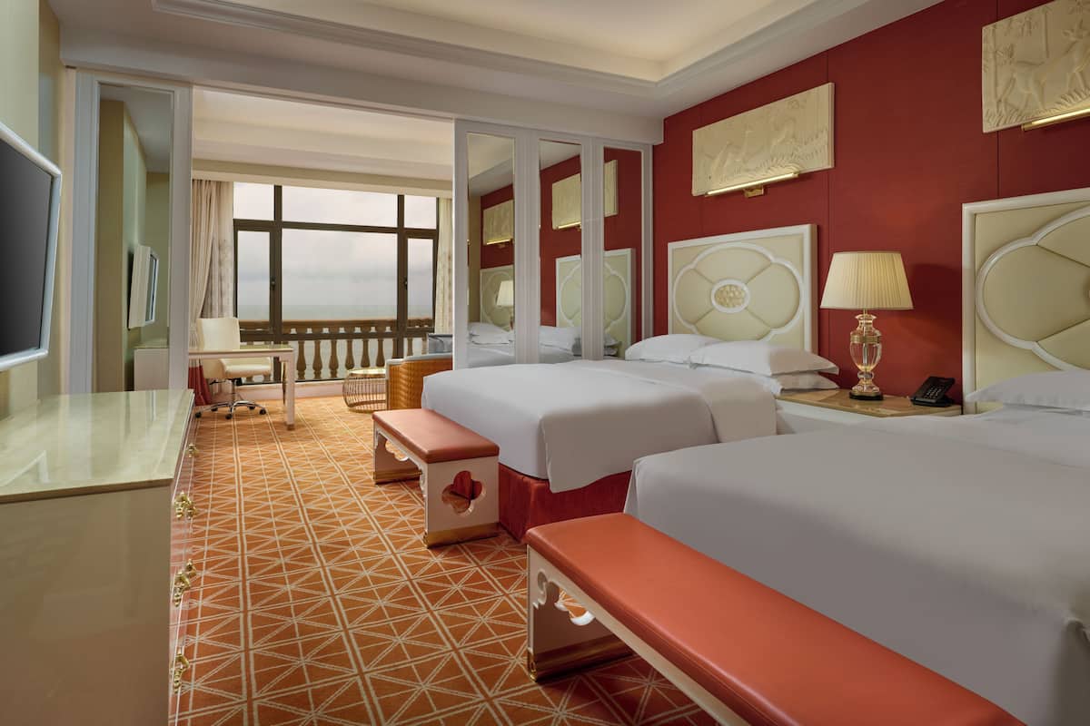 Suite Familiale, vue mer (Twin Room) | Vue sur la plage/l’océan