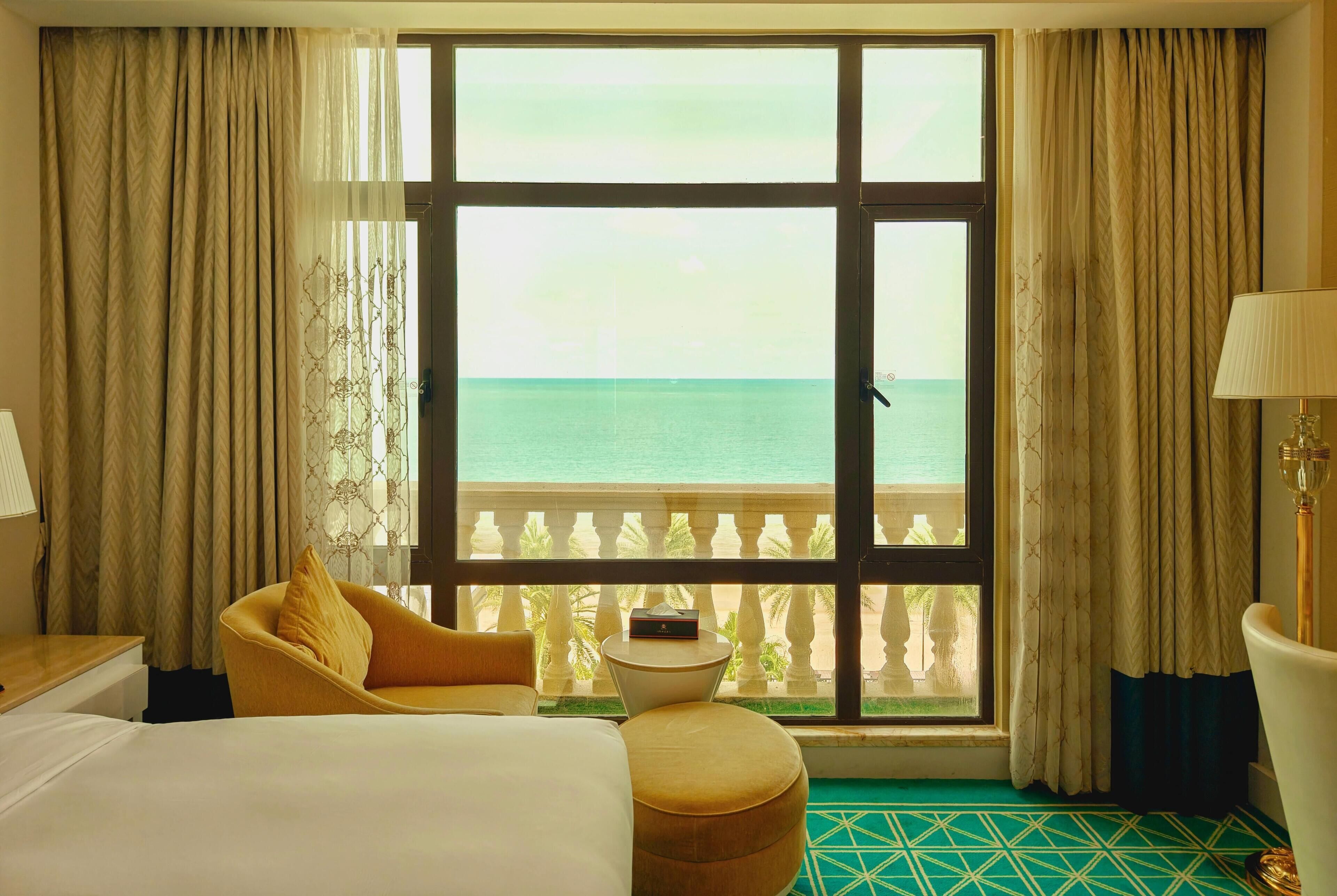 Premium bedding, pillow-top beds, in-room safe, desk