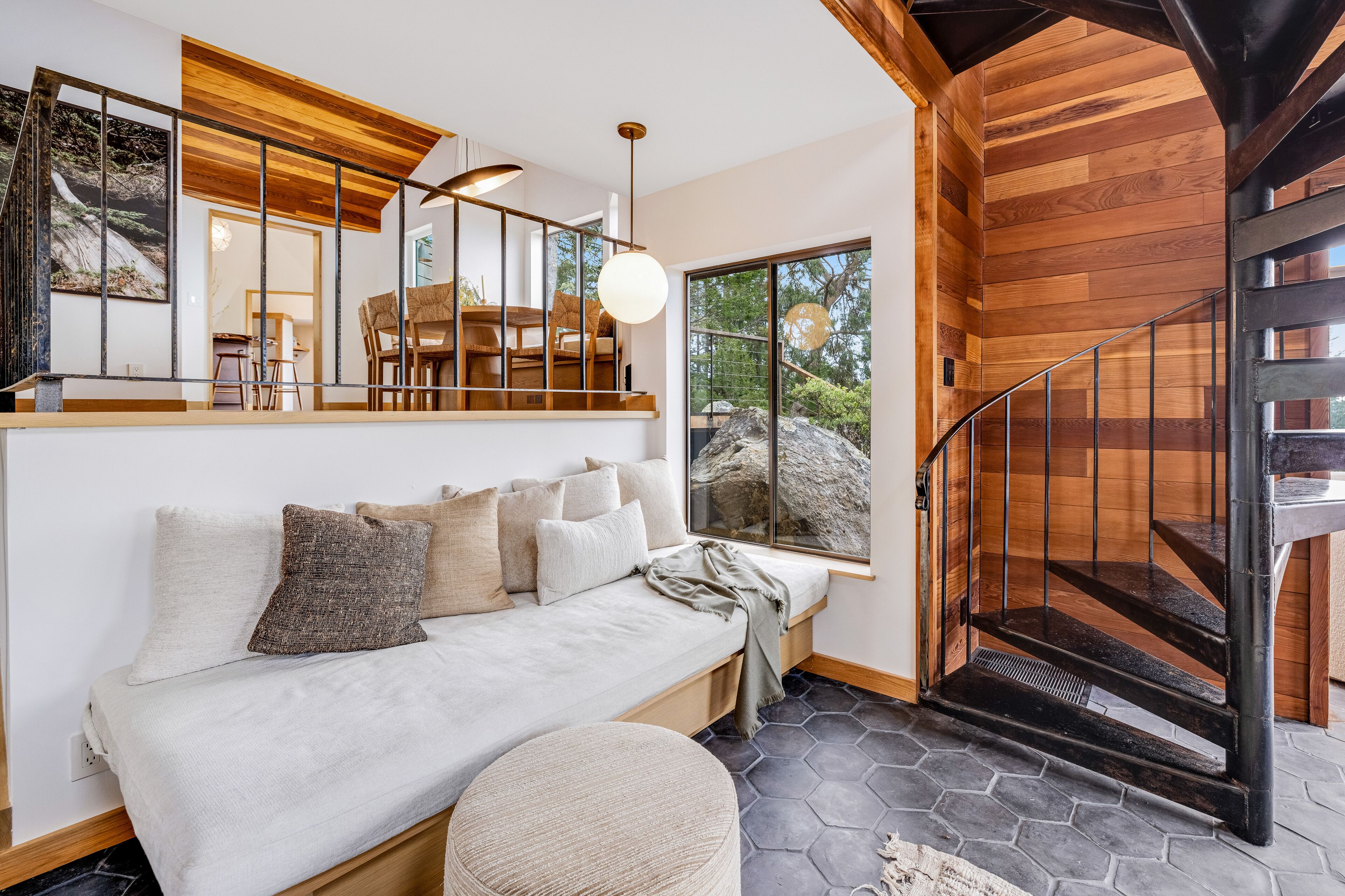 Stunning ocean view home with gourmet kitchen, luxe interior & large deck