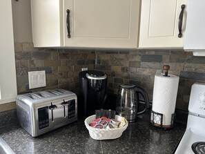 Fridge, microwave, oven, stovetop - Luxurious King Bed Private Entrance In Ladner  (Delta)