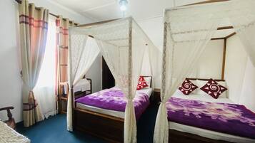 Family Quadruple Room, 2 Double Beds, Smoking, Lake View | Premium bedding, pillowtop beds, individually furnished